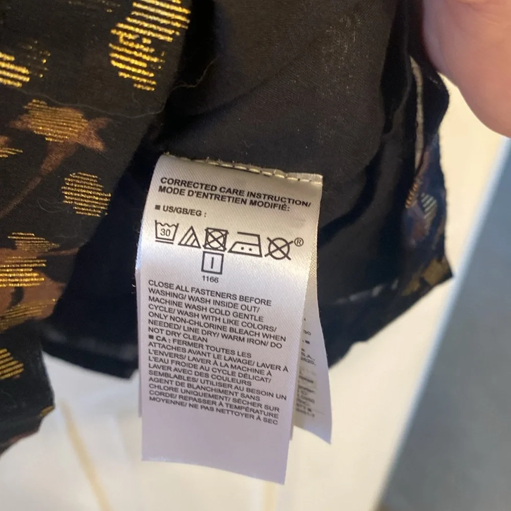GAP Gold & Black midi dress - Picture 6 of 7